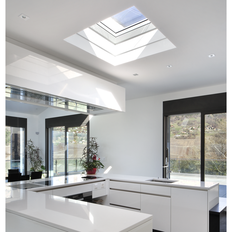 VELUX CVP 100100 S06H INTEGRA® Electric Obscure Flat Roof Window (100 x 100 cm)