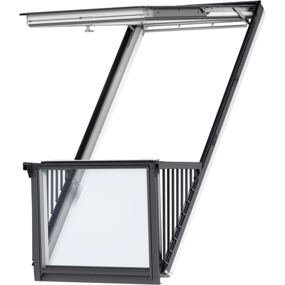 VELUX GDL MK19 SD0L001 White Painted Cabrio® Balcony (78 x 252 cm)