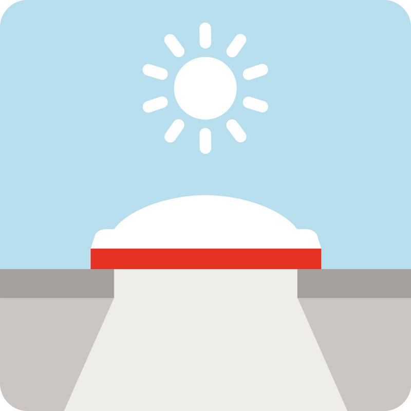 VELUX CFP 090090 S00G Clear Fixed Flat Roof Window (90 x 90 cm)