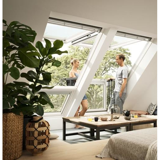 VELUX GDL White Painted Cabrio® Balcony