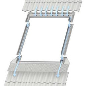 VELUX EDT 2000 Flashings - For Flat Interlocking Tiles (Including Insulation & Underfelt collars)