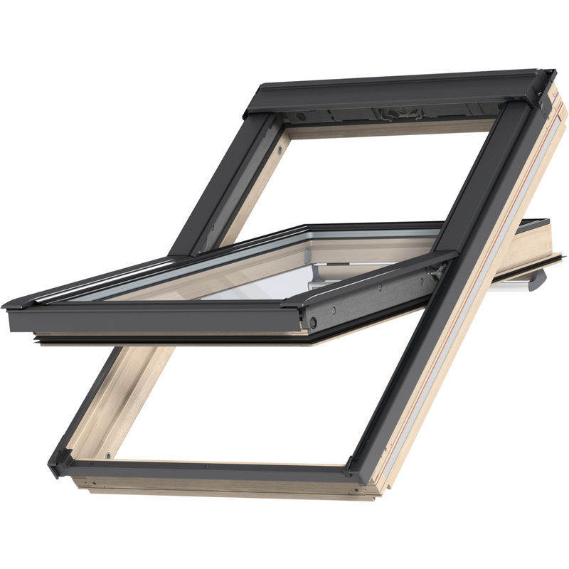 VELUX GGL SK06 3066 Triple Glazed Pine Centre-Pivot Roof Window (114 x 118 cm)