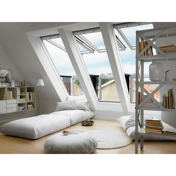VELUX GDL SK19 SK0W322 White Painted Cabrio® Balcony (362 x 252 cm)